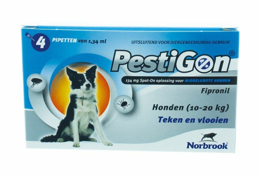 Hond PESTIGON | Pestigon Spot-On Hond 10-20 Kg 4 Pipetten - Bestel Nu