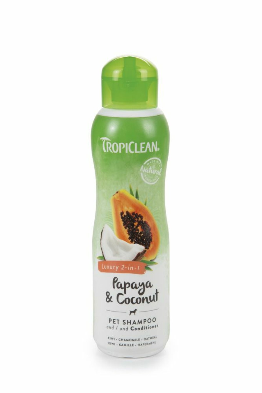 Hond TROPICLEAN | Tropiclean Papaya Coconut Shampoo En Conditioner 355 Ml. - Bestel Nu