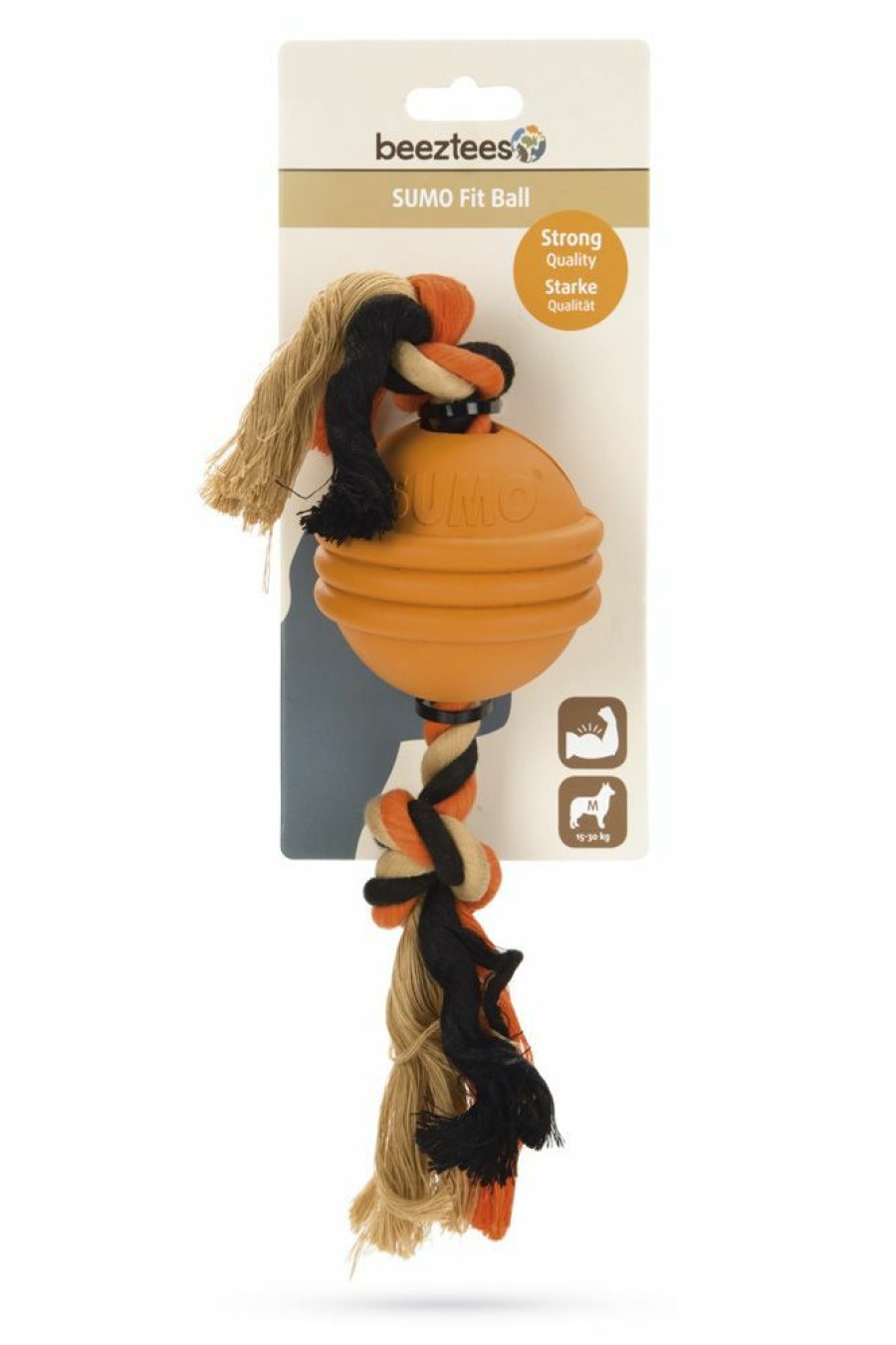 Hond BEEZTEES | Beeztees Sumo Fit Ball Oranje - Bestel Nu