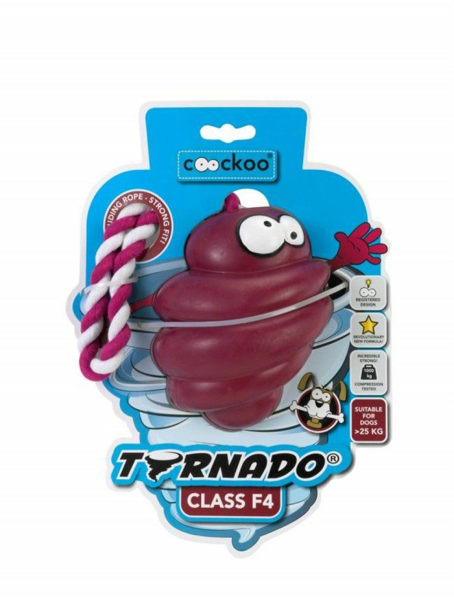 Hond COOCKOO | Coockoo Tornado F4 Rope Rood > 27 Kg - Bestel Nu