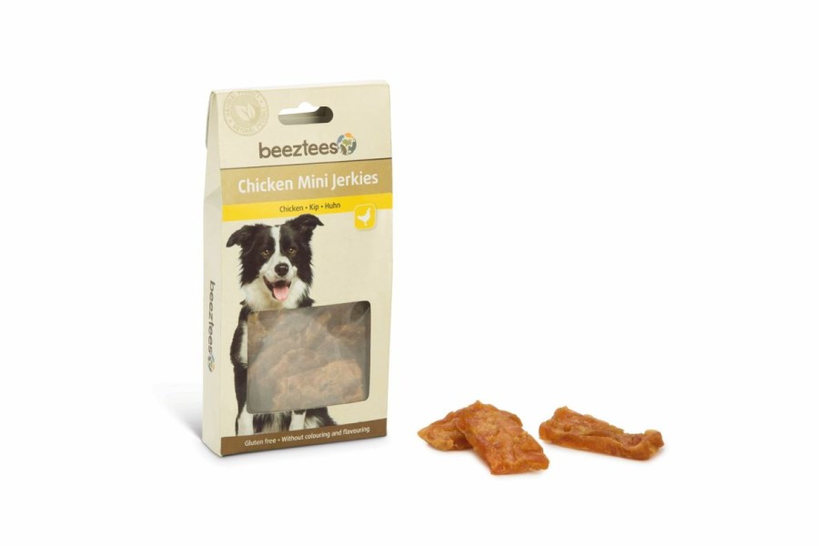 Hond BEEZTEES | Beeztees Chicken Mini Jerkies 85 Gram - Bestel Nu