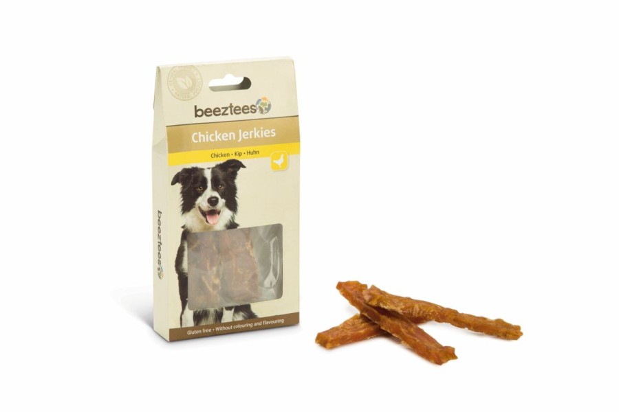 Hond BEEZTEES | Beeztees Chicken Jerkies 85 Gram - Bestel Nu