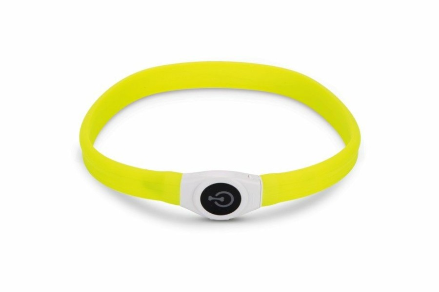 Hond BEEZTEES | Beeztees Led Halsband Glowy Geel - Bestel Nu