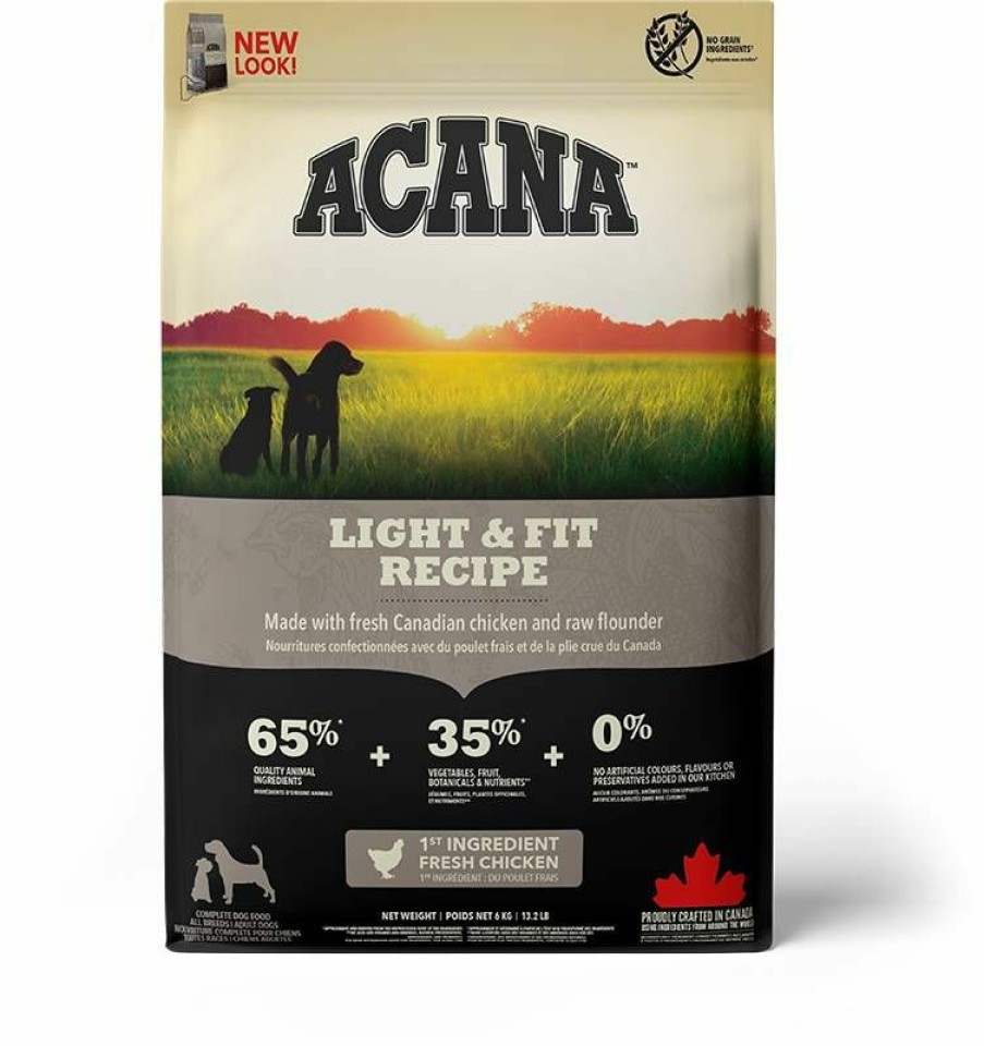 Hond ACANA | Acana Heritage Light& Fit Dog 6 Kg