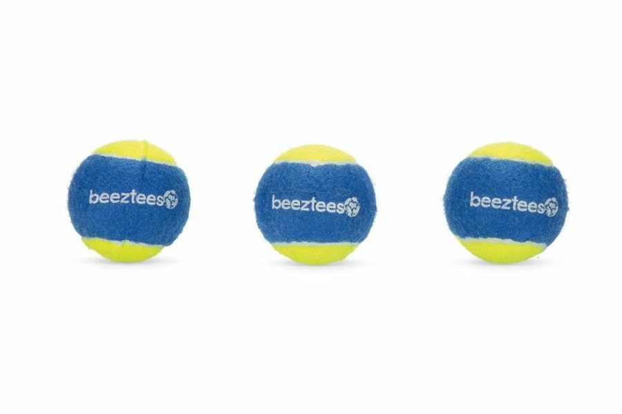 Hond BEEZTEES | Beeztees Fetch Tennisbal Blauw/Geel 6,3 Cm (3 Stuks) - Bestel Nu