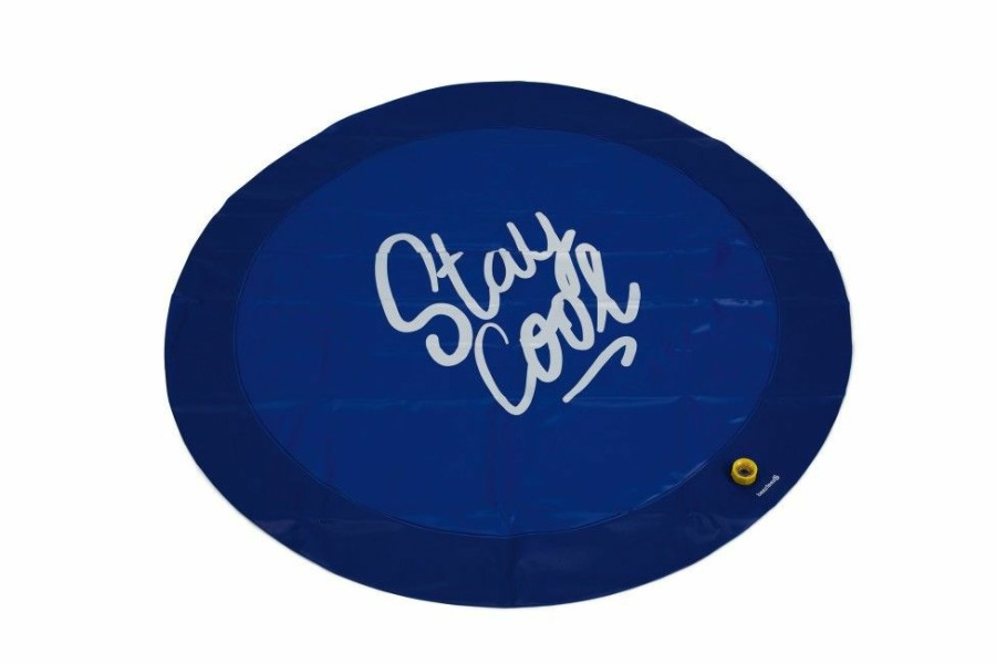 Hond BEEZTEES | Beeztees Sprinkler Mat Stay Cool Blauw 100 Cm - Bestel Nu