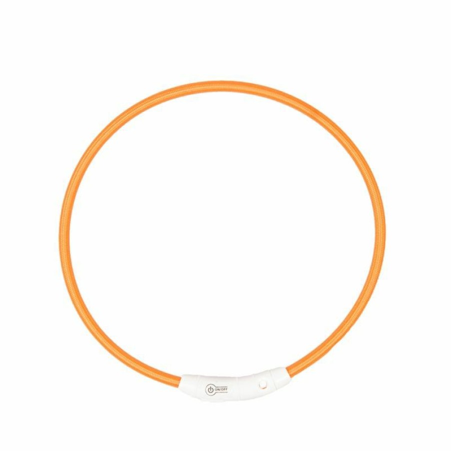 Hond DUVO+ | Duvo+ Flash Light Usb Nylon Oranje 35 Cm - Bestel Nu