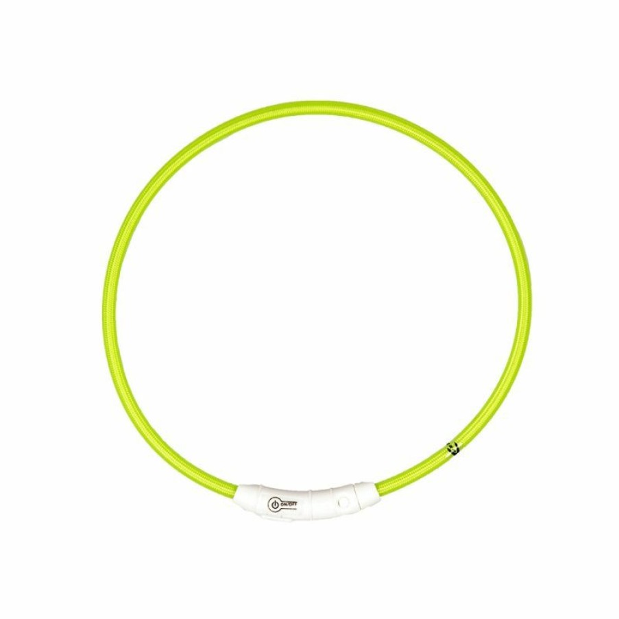 Hond DUVO+ | Duvo+ Flash Light Usb Nylon Groen 35 Cm - Bestel Nu