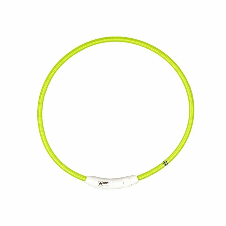 Hond DUVO+ | Duvo+ Flash Light Usb Nylon Groen 45 Cm - Bestel Nu