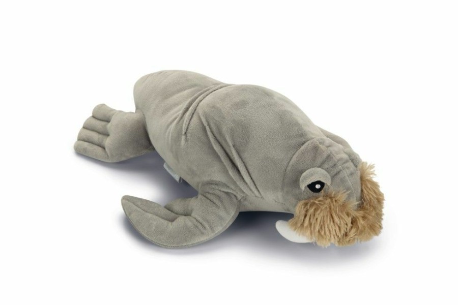 Hond BEEZTEES | Beeztees Pluche Hondenspeeltje Walrus Aiden Grijs 34 Cm - Bestel Nu