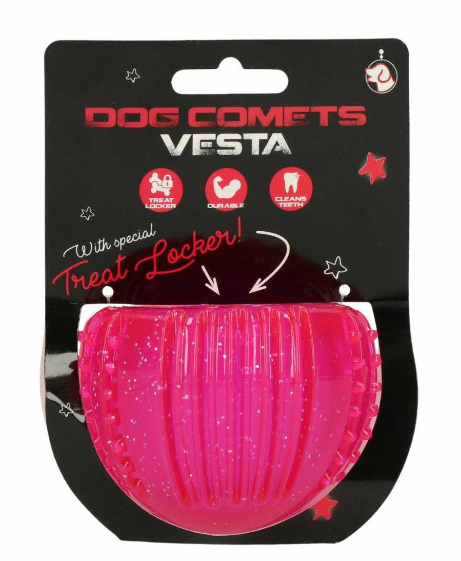 Hond DOG COMETS | Dog Comets Vesta With Treat Locker Roze - Bestel Nu