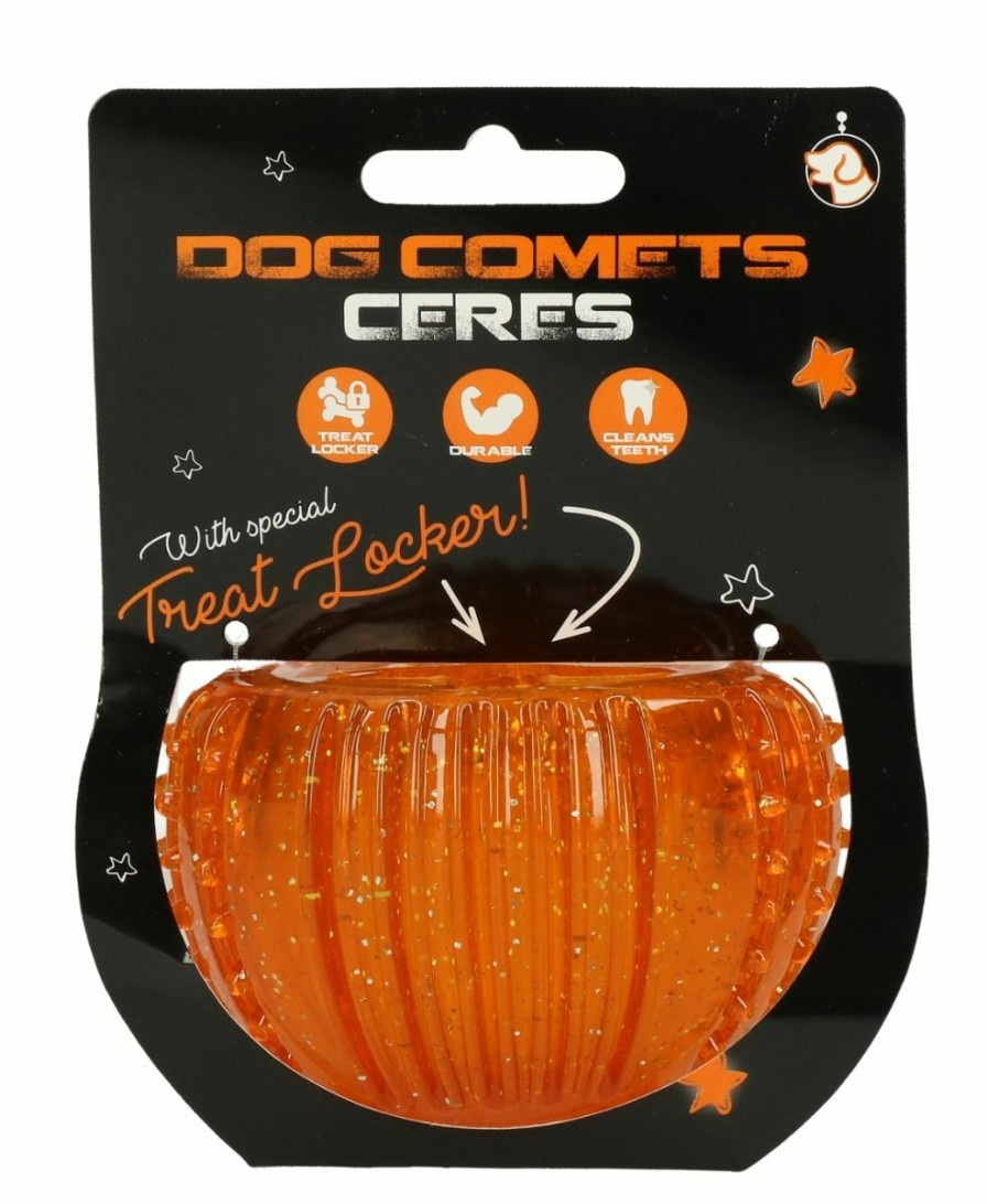 Hond DOG COMETS | Dog Comets Ceres With Treat Locker Oranje - Bestel Nu