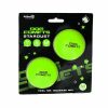 Hond DOG COMETS | Dog Comets Ball Stardust Groen M 2-Pack 6 Cm - Bestel Nu