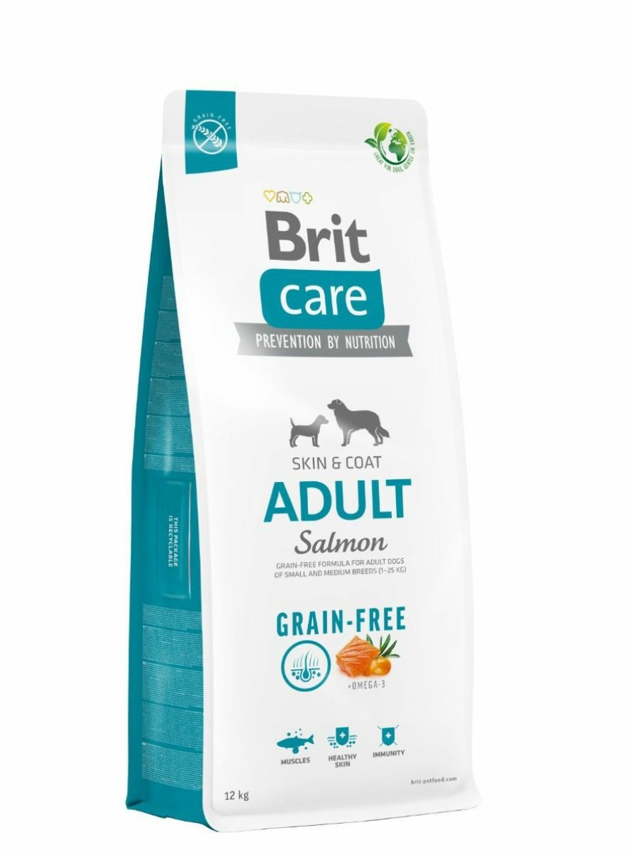 Hond BRIT | Brit Care Grain Free Adult Salmon& Potato 12 Kg