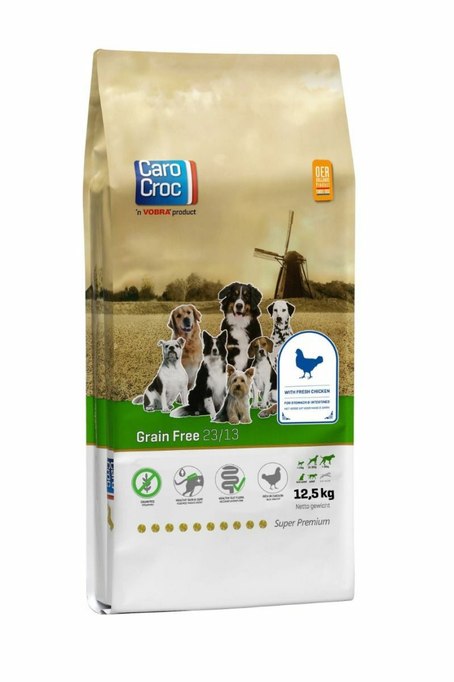 Hond CAROCROC | Carocroc Grain Free 23/13 12,5 Kg