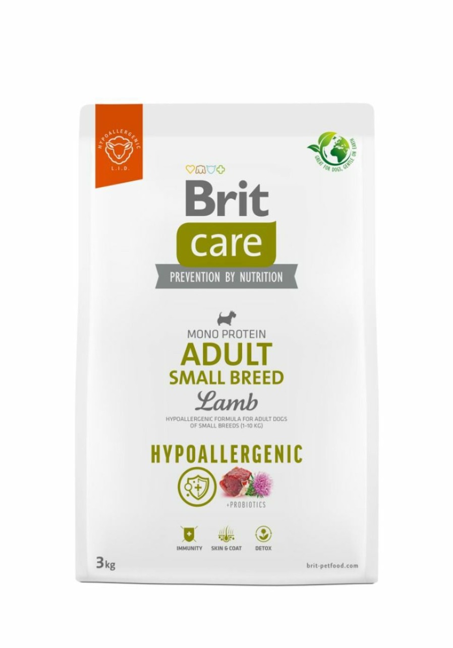 Hond BRIT | Brit Care Adult Small Breed Lamb& Rice 3 Kg - Bestel Nu