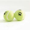 Hond BEEZTEES | Beeztees Tennisbal Geel + Voetopdruk 6,5 Cm - Bestel Nu