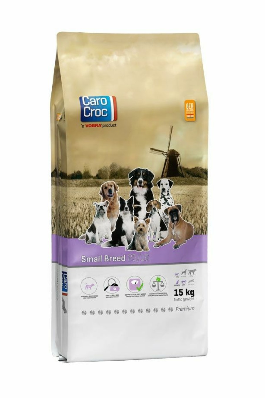 Hond CAROCROC | Carocroc Premium Small Breed 25/16 15 Kg -> Nieuw Artikel 12,5 Kg: 02253507F