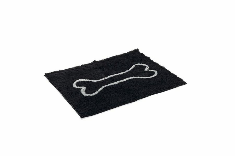 Hond DOG GONE SMART | Dog Gone Smart Dirty Dog Droogloopmat Zwart 90 X 66 Cm