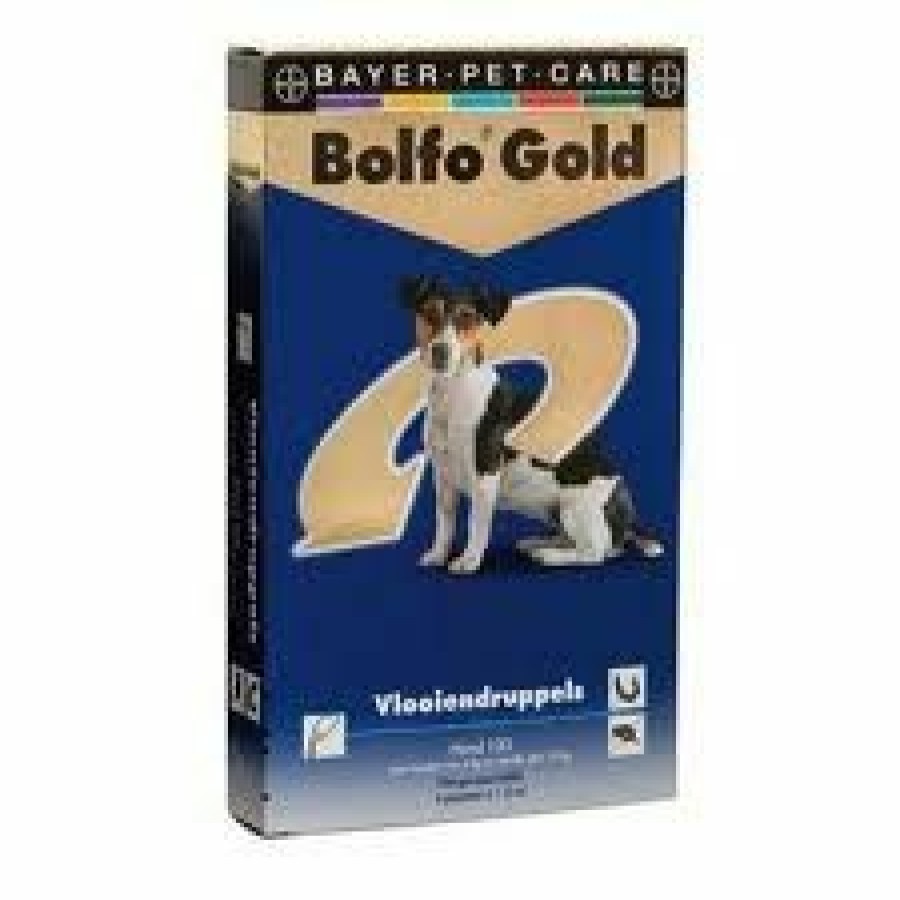 Hond BOLFO | Bolfo Gold Vlooienmiddel Hond 100 4 Tot 10 Kg 4 Pipetten