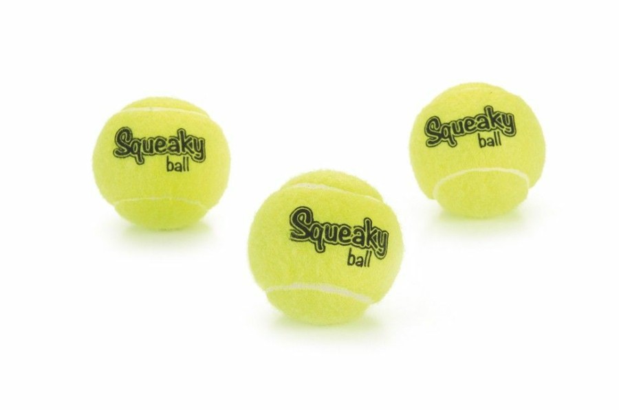 Hond BEEZTEES | Beeztees Tennisbal M Met Pieper 3 Stuks 6,5 Cm - Bestel Nu