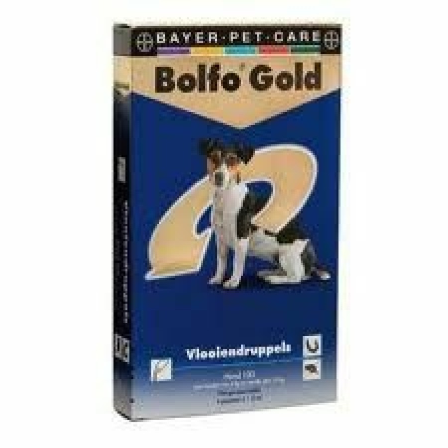 Hond BOLFO | Bolfo Gold Vlooienmiddel Hond 100 4 Tot 10 Kg 2 Pipetten